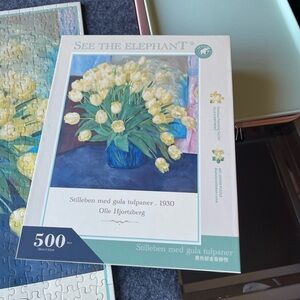 See the Elephant Puzzle - Yellow Tulips